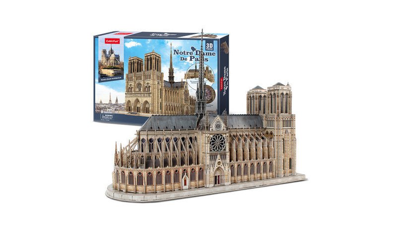 CUBICFUN 3D Palapeli Notre Dame De Pariisi – kuva 1/1