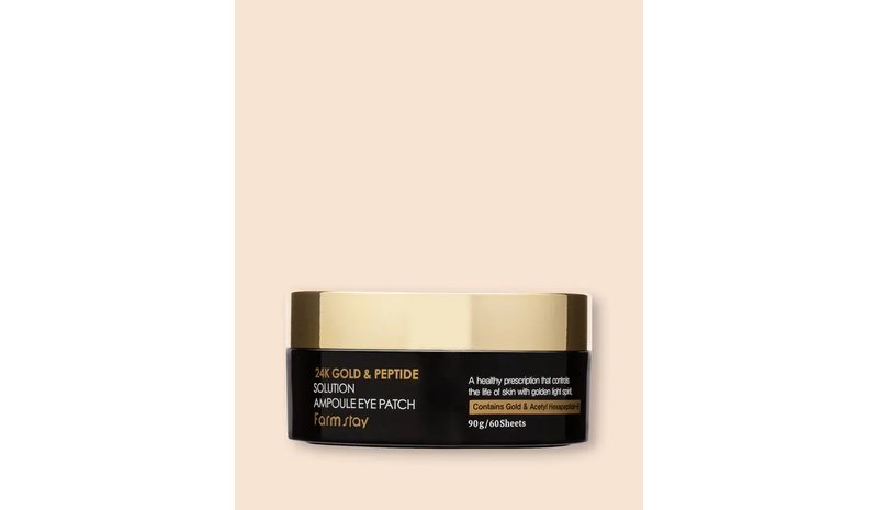 Farmstay 24K Gold & Peptide Solution Ampoule Eye Patch - 90 g / 60 sheets