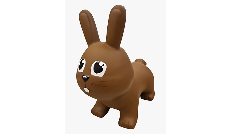 Gerardo Toys Jumpy Pomppueläin Pupu, Ruskea