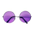 XL HIPPIE-AURINKOLASIT VIOLETEILLA LINSSEILLÄ halk. 6 cm