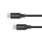 c-tyypin usb - c-tyypin usb 100 w 1 m kaapeli kruger&matz basic
