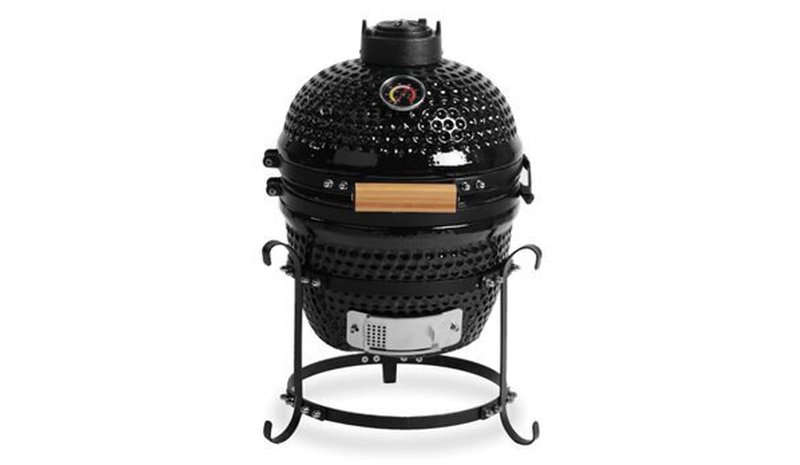 Grilli Kamado Euroliux E-13 BBQ, 35x40,5x55 cm, musta