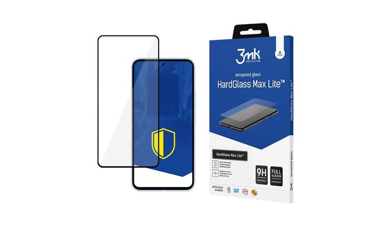 Tempered glass 3mk Hard Glass Max Lite Samsung S721 S24 FE black