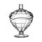 Pasabahce Glory Sokerikko kannella, 11 cm – kuva 1