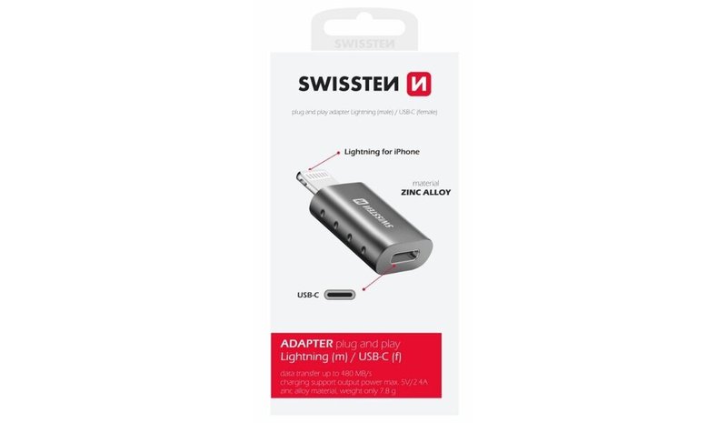 Swissten Adapter Lightning to USB-C