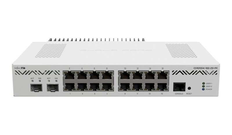 mikrotik ccr2004-16g-2s+pc