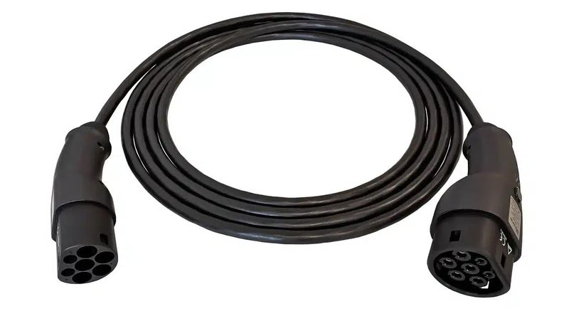 Metron Charging cable 32 A 22 kW 10 m with Tesla opening button
