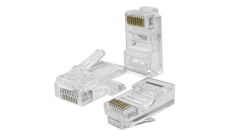 Qoltec RJ45 Cat6 UTP -läpivientiliitin, 10 kpl