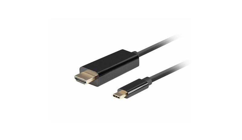 Lanberg Kel USB-C-HDMI 1.8M 4K CA-CMHD-10CU-0018-B - 5901969436778