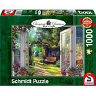 SCHMIDT VIEW OF ENCHANTED GARDEN 1000P