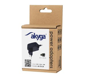 Yleissovitin Akyga AK-TB-34 5.0V / 2.0A 10W 3.5 x 1.35 mm 1.5 m 1.5 m