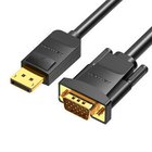 Displayport-kaapeli Vga Vention Hblbg 1,5 M, 1080P 60 Hz (Mustaa)