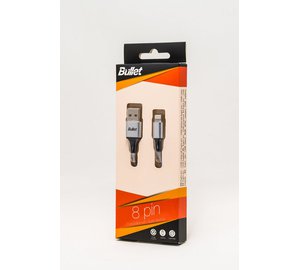 Bullet-kaapeli iPhonelle, USB 8PIN, 1 m
