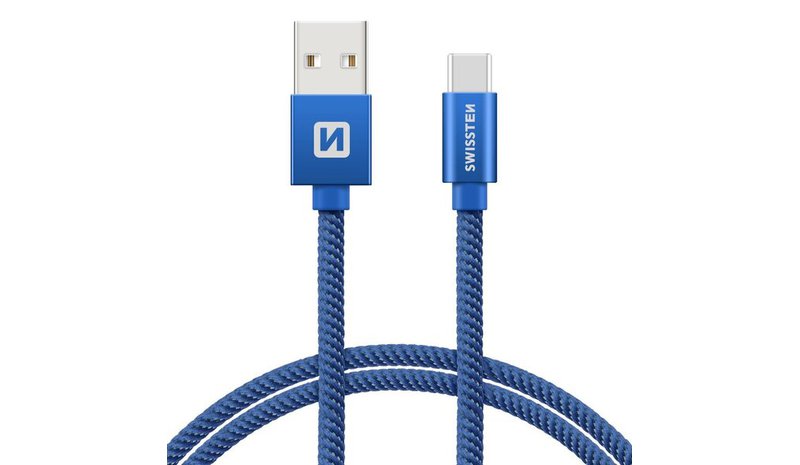 Swissten Textile, USB-C, 1.2m