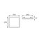 Plafond SMD LED OLGA LED D 24W MUSTA CCT – kuva 1