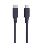 Evelatus FlexCharge III USB-C to USB-C 60W Nopea Silikonikabeli 1.2M Sininen