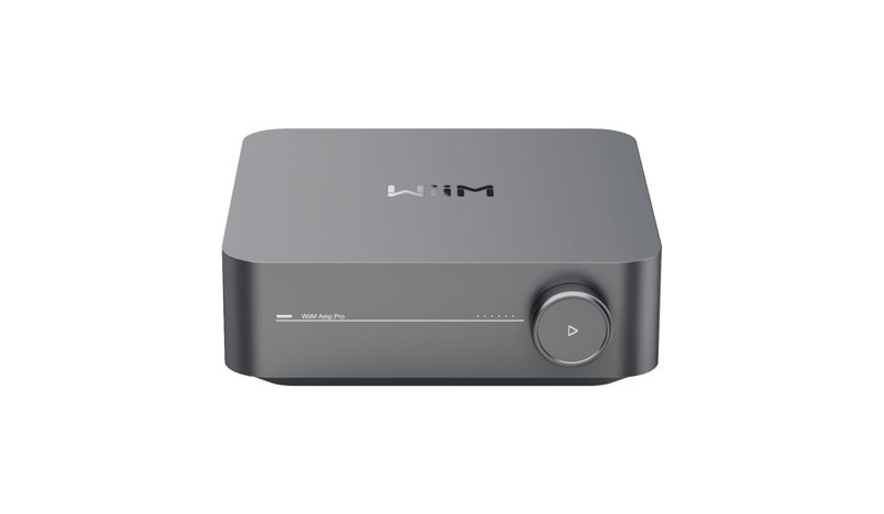 WiiM Amp Pro Streaming Amplifier Dark Grey