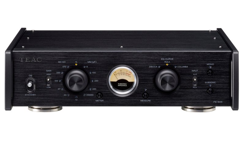 TEAC PE-505 Phono Pre-Amplifier MM/MC Black