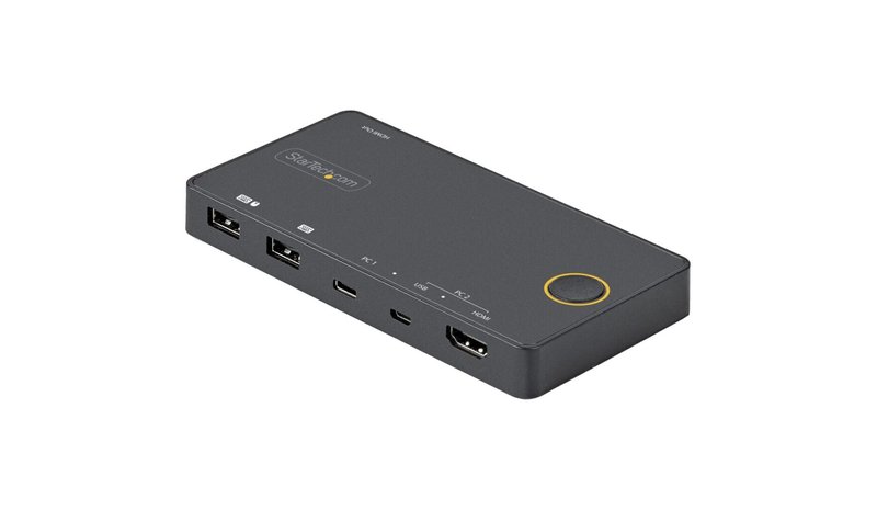 StarTech 2-Port Hybrid USB-A/HDMI + USB-C KVM Switch