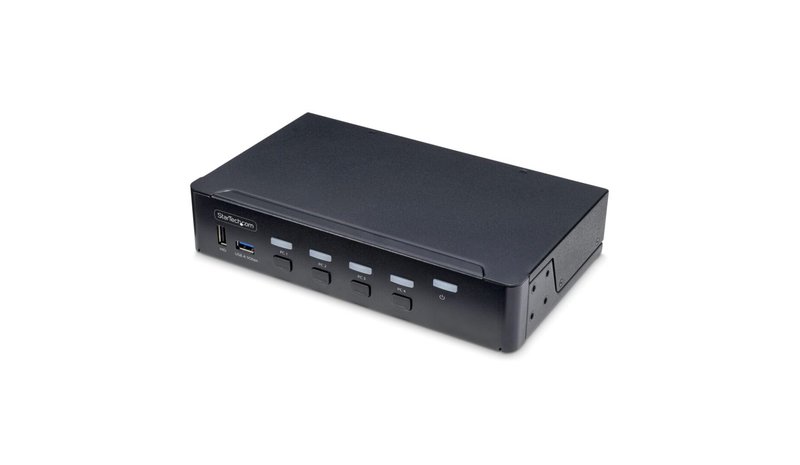 StarTech.com 4-Port DisplayPort KVM Switch 4K 60Hz TAA