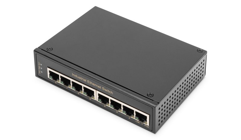 Digitus DN-651108 Industrial 8-Port Gigabit Switch DIN Rail