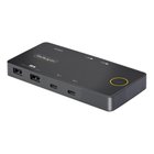 StarTech 2-Port USB-C KVM Switch with PD Pass-Through