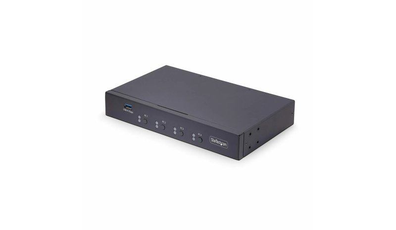 StarTech P4A20132 4-Port USB KM Switch with Mouse Roaming