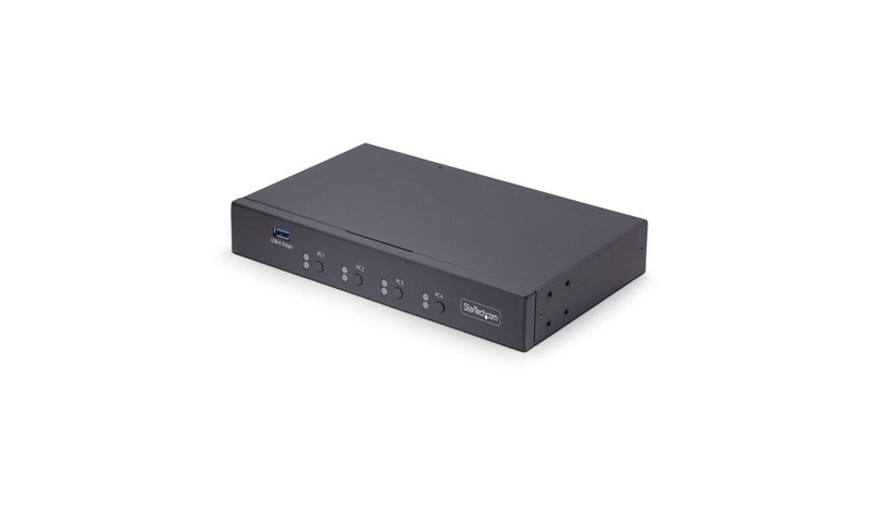 StarTech P4A20132 4-Port USB KM Switch with Mouse Roaming