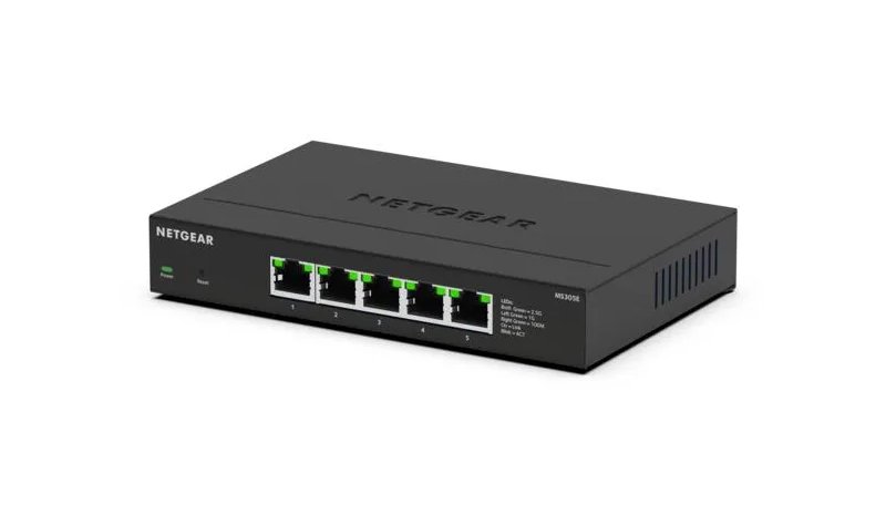 Netgear MS305E 5-Port 2.5G Multi-Gigabit Ethernet Smart Switch