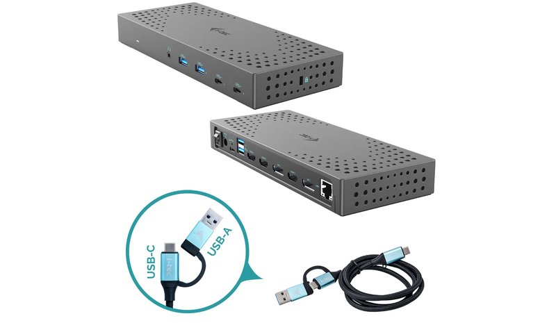 i-tec CATRIPLE4KDOCKPD2 USB-C Triple 4K Docking Station 100W – kuva 1/7