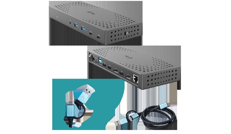 i-tec CATRIPLE4KDOCKPD2 USB-C Triple 4K Docking Station 100W – kuva 2/7