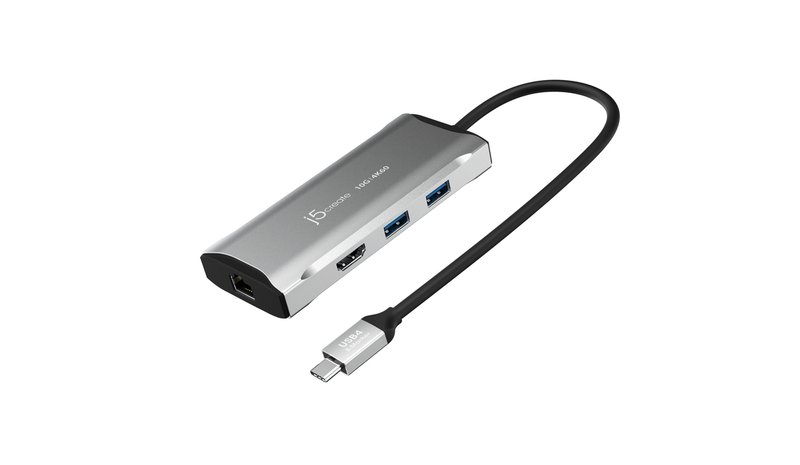 j5create Elite JCD392 USB-C/USB4/Thunderbolt 4 Dock HDMI/GigE