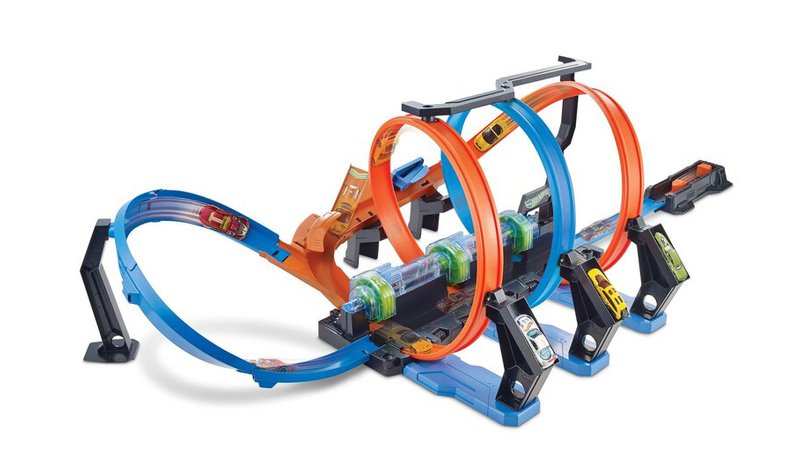 Hot Wheels Action Corkscrew Crash Track Set