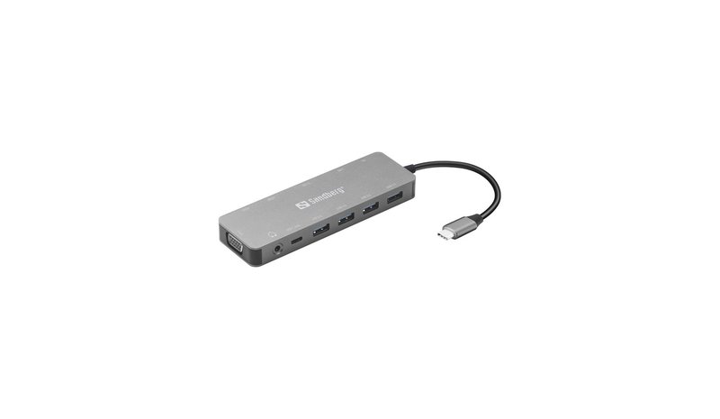 Sandberg USB-C 13-in-1 Travel Dock – kuva 1/8