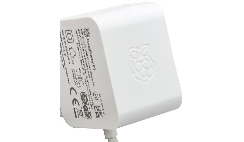 Raspberry Pi 27W USB-C Power Supply for Pi 5/4 White – kuva 2/4