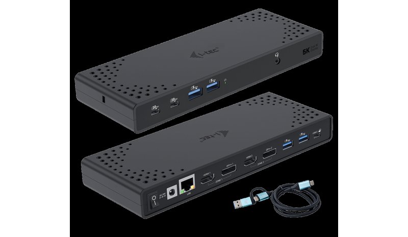 i-tec CADUA4KDOCKPDL2 USB-C Dual 4K Docking Station 100W