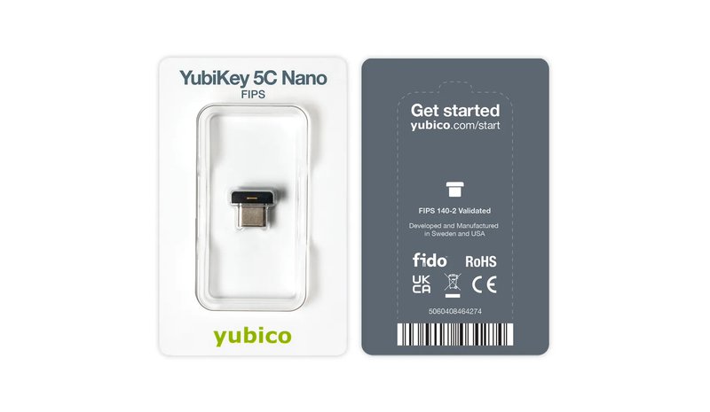 Yubico YubiKey 5C Nano FIPS Security Key