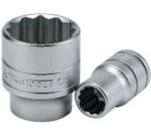 Pistorasiapää 1/2 12-pisteinen 23 mm