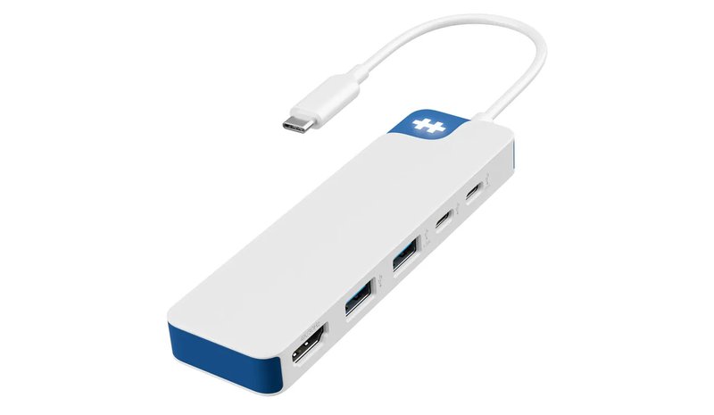 Targus HyperDrive Flex 5-Port USB-C Hub Blue (HD4101BUGL)
