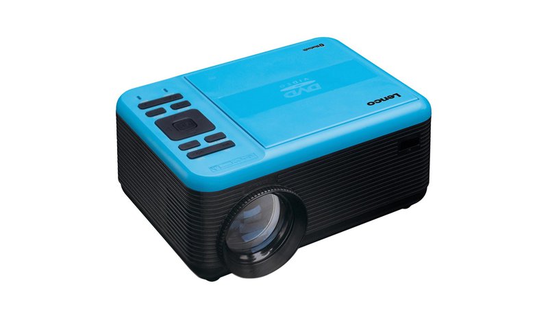 Lenco LPJ-500BU Full HD Projector with Built-in DVD Player Blue
