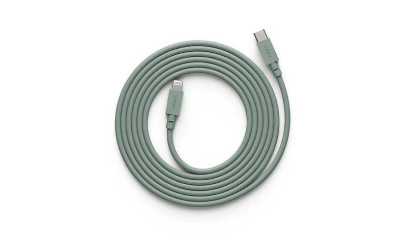 Avolt Cable 1 USB-C to Lightning Charging Cable 2m Stockholm Black