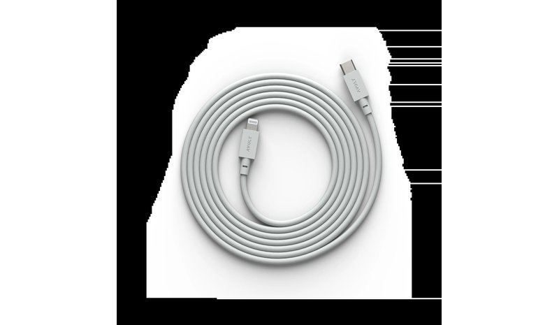 Avolt Cable 1 USB-C to Lightning Charging Cable 2m Stockholm Black