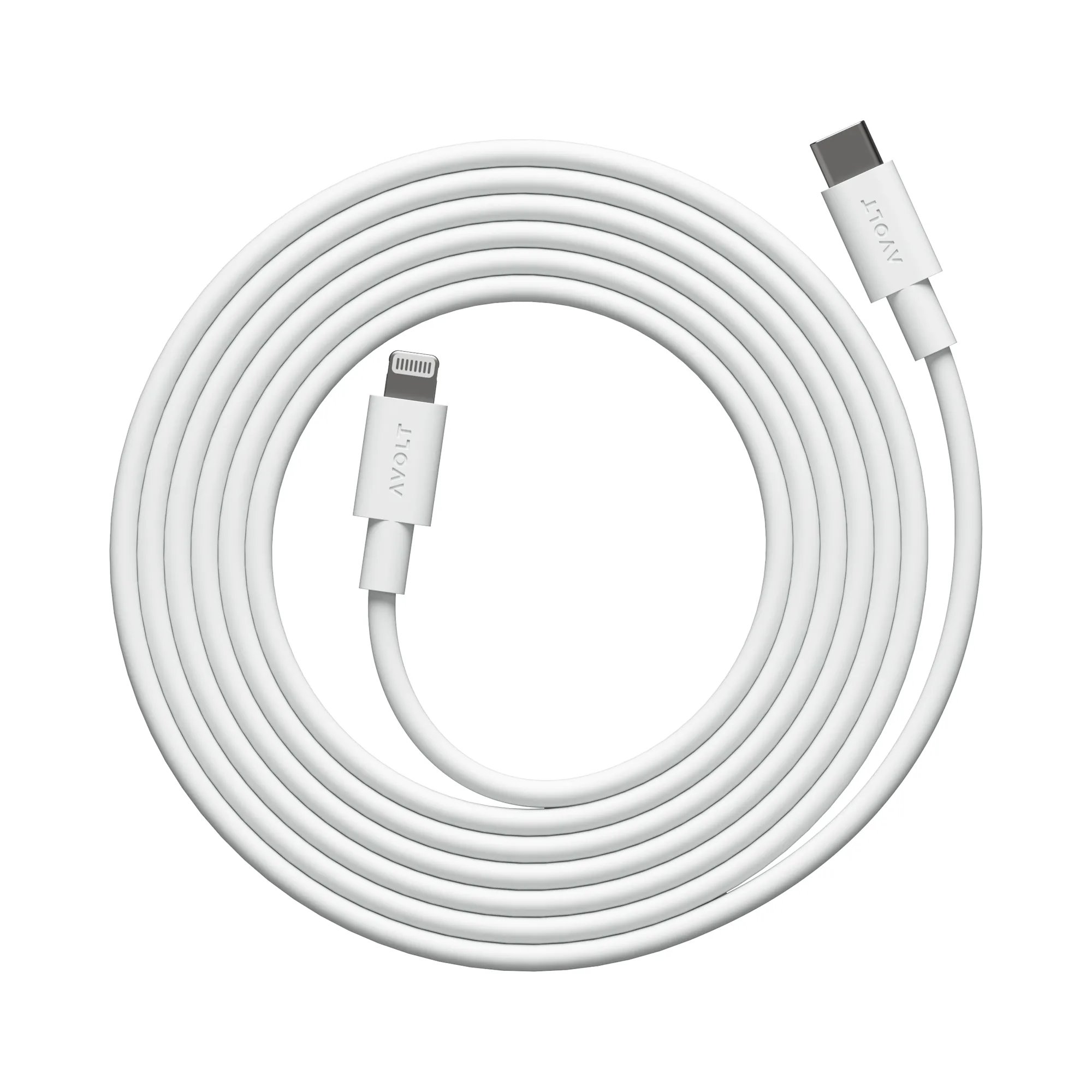 Avolt Kaapeli 1 USB C Lightning-latauskaapeli 2m White Martinelli Luce Edition