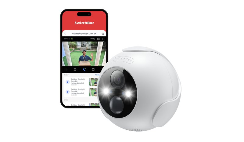 SwitchBot Outdoor Spotlight Cam 2K – kuva 1/6