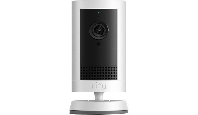 Ring Outdoor Cam Plus Battery Security Camera White