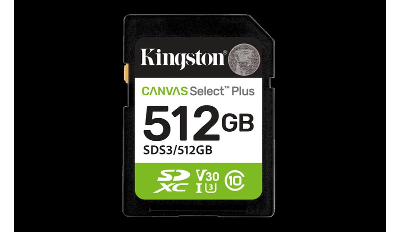 Kingston Canvas Select Plus 512GB microSDXC with Adapter