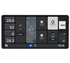 Shelly Wall Display X2i 6.95" Smart Home Control Panel Silver