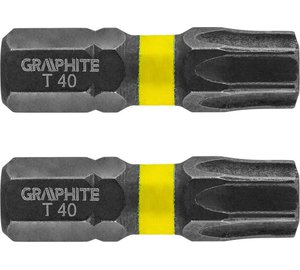 Grafiittiset iskukärjet Tx40 x 25 mm, 2 kpl.