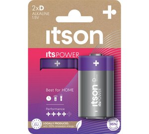 itson itsPOWER paristot Alkaline LR20IPO/2CP