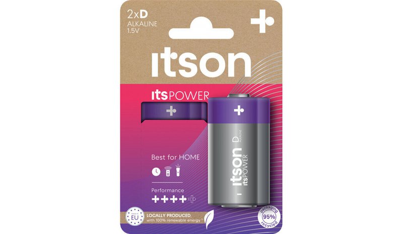 itson itsPOWER paristot Alkaline LR20IPO/2CP